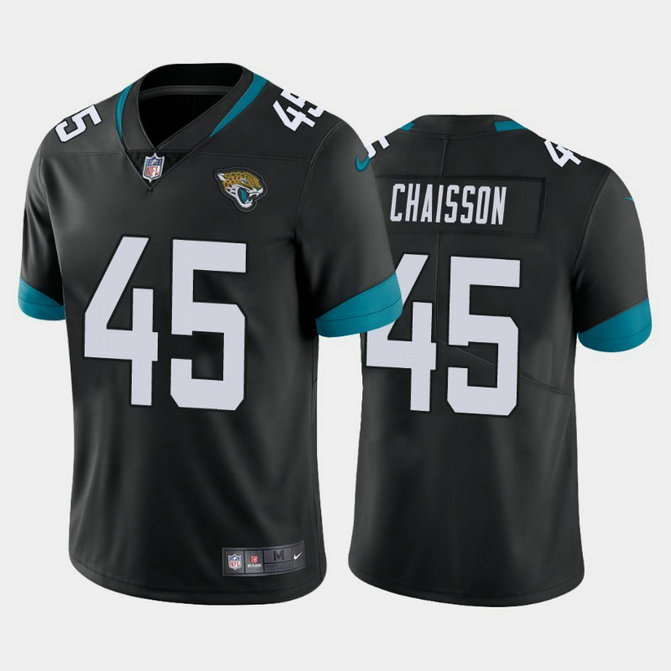 Youth Nike Jaguars 45 K'Lavon Chaisson Black Youth 2020 NFL Draft First Round Pick Vapor Untouchable Limited Jersey