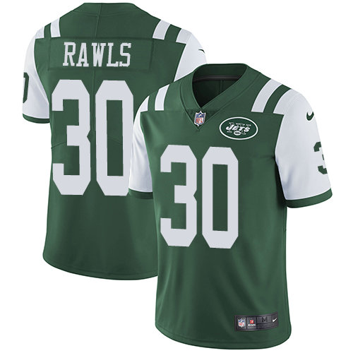 Youth Nike Jets #30 Thomas Rawls Green Team Color Youth Stitched NFL Vapor Untouchable Limited Jersey