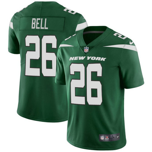 Youth Nike Jets 26 Le'Veon Bell Green Youth New 2019 Vapor Untouchable Limited Jersey