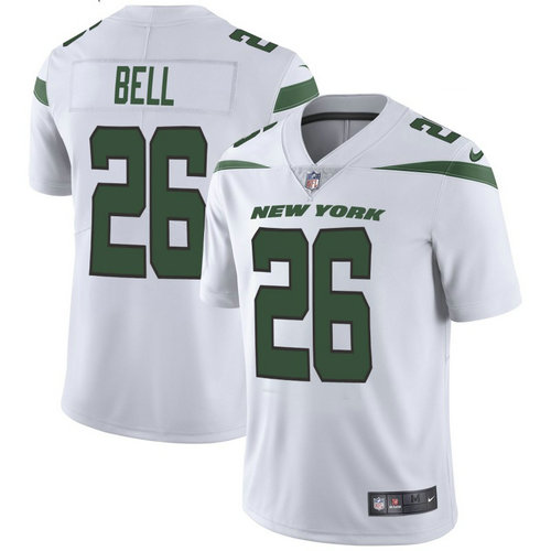 Youth Nike Jets 26 Le'Veon Bell White Youth New 2019 Vapor Untouchable Limited Jersey