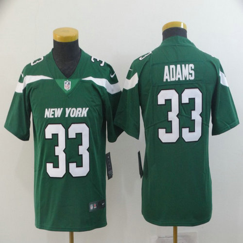 Youth Nike Jets 33 Jamal Adams Green Youth New 2019 Vapor Untouchable Limited Jersey