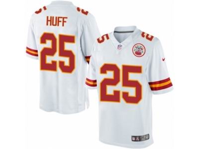 Youth Nike Kansas City Chiefs #25 Marqueston Huff Limited White NFL Jersey