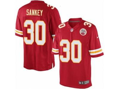 Youth Nike Kansas City Chiefs #30 Bishop Sankey Limited Red Jersey