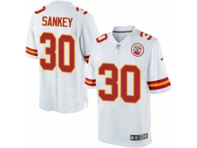 Youth Nike Kansas City Chiefs #30 Bishop Sankey Limited White NFL Jersey