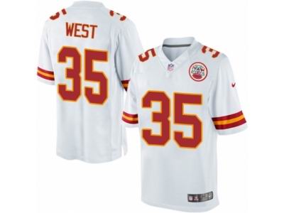 Youth Nike Kansas City Chiefs #35 Charcandrick West Limited White NFL Jersey
