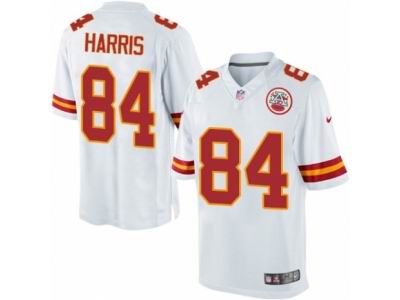 Youth Nike Kansas City Chiefs #84 Demetrius Harris Limited White NFL Jersey