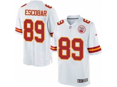 Youth Nike Kansas City Chiefs #89 Gavin Escobar Limited White NFL Jersey