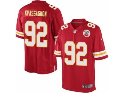 Youth Nike Kansas City Chiefs #92 Tanoh Kpassagnon Limited Red Jersey
