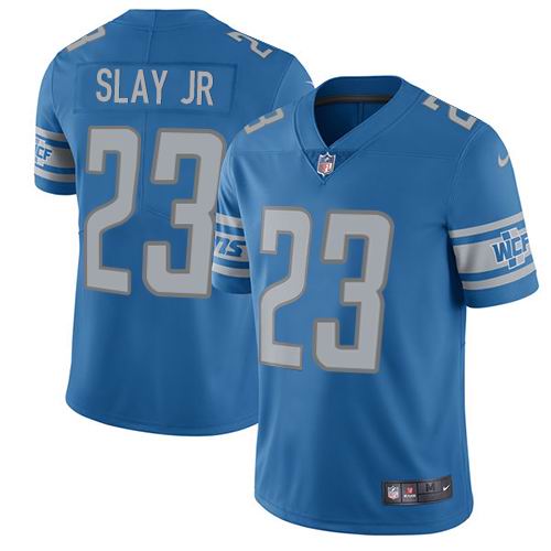 Youth Nike Lions #23 Darius Slay Jr Light Blue Team Color Vapor Untouchable Limited Jersey
