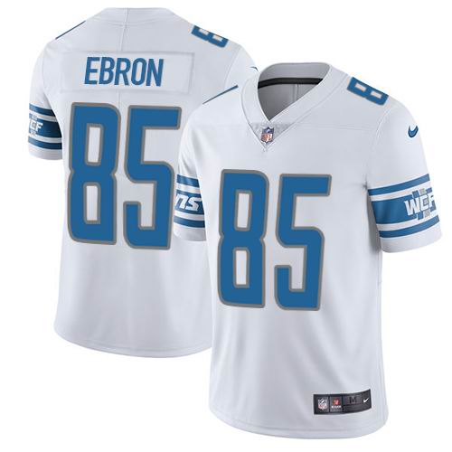 Youth Nike Lions #85 Eric Ebron White Vapor Untouchable Limited Jersey