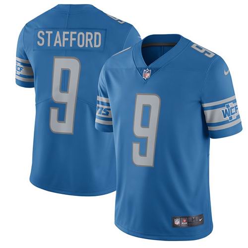 Youth Nike Lions #9 Matthew Stafford Light Blue Team Color Vapor Untouchable Limited Jersey