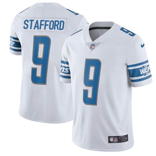 Youth Nike Lions #9 Matthew Stafford White Vapor Untouchable Limited Jersey