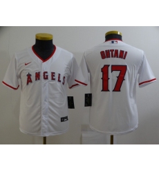 Youth Nike Los Angeles Angels #17 Shohei Ohtani White Home Stitched Baseball Jersey