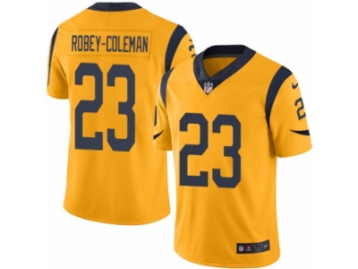Youth Nike Los Angeles Rams #23 Nickell Robey-Coleman Limited Gold Rush NFL Jersey