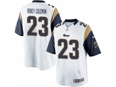 Youth Nike Los Angeles Rams #23 Nickell Robey-Coleman game White Jersey