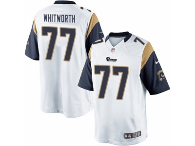 Youth Nike Los Angeles Rams #77 Andrew Whitworth game White Jersey