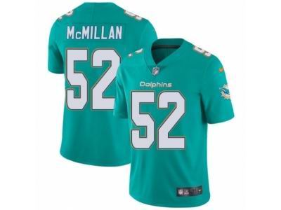 Youth Nike Miami Dolphins #52 Raekwon McMillan Vapor Untouchable Limited Aqua Green Jersey