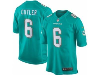 Youth Nike Miami Dolphins #6 Jay Cutler Game Green Jersey