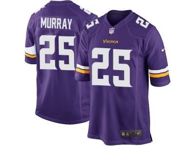 Youth Nike Minnesota Vikings #25 Latavius Murray Purple game Jersey