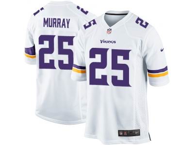 Youth Nike Minnesota Vikings #25 Latavius Murray white game Jersey
