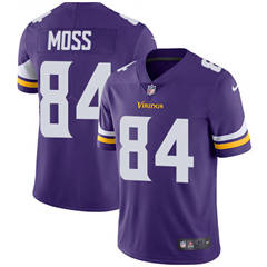 Youth Nike Minnesota Vikings #84 Randy Moss Purple Team Color Stitched NFL Vapor Untouchable Limited Jersey