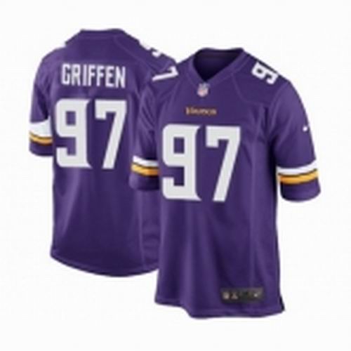Youth Nike Minnesota Vikings #97 Everson Griffen Limited Purple Jersey