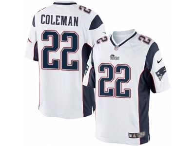Youth Nike New England Patriots #22 Justin Coleman game White NFL Jersey