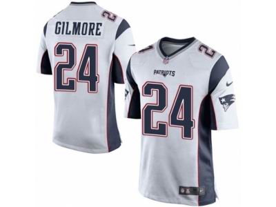 Youth Nike New England Patriots #24 Stephon Gilmore Game White NFL Jersey