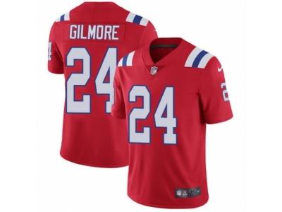 Youth Nike New England Patriots #24 Stephon Gilmore Red Vapor Untouchable Limited Player NFL Jersey