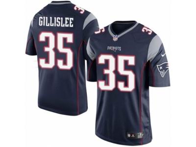 Youth Nike New England Patriots #35 Mike Gillislee game blue Jersey