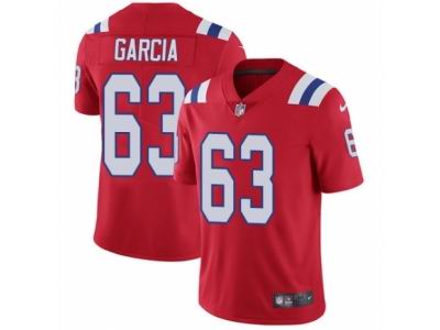 Youth Nike New England Patriots #63 Antonio Garcia Vapor Untouchable Limited Red Jersey