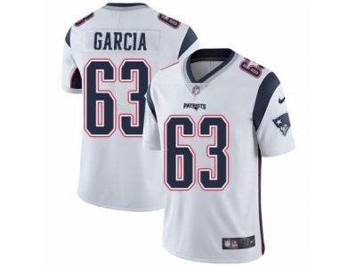 Youth Nike New England Patriots #63 Antonio Garcia Vapor Untouchable Limited White NFL Jersey