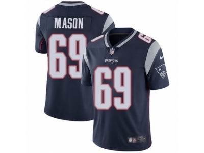 Youth Nike New England Patriots #69 Shaq Mason Vapor Untouchable Limited Navy Blue Jersey