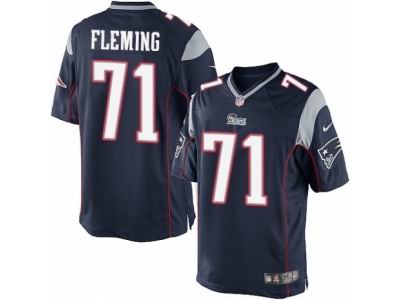 Youth Nike New England Patriots #71 Cameron Fleming game Navy Blue Jersey
