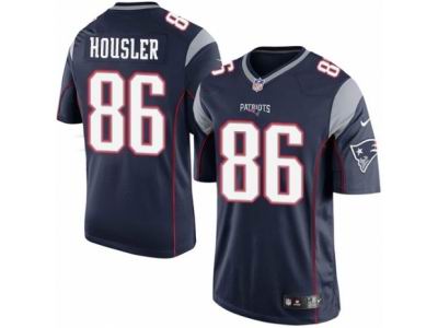 Youth Nike New England Patriots #86 Rob Housler game blue Jersey