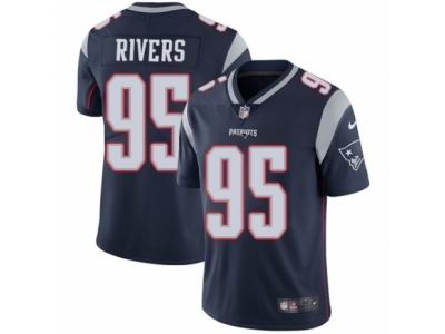 Youth Nike New England Patriots #95 Derek Rivers Vapor Untouchable Limited Navy Blue Jersey