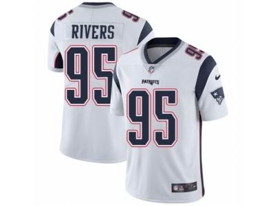 Youth Nike New England Patriots #95 Derek Rivers Vapor Untouchable Limited White NFL Jersey