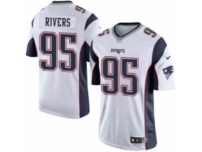 Youth Nike New England Patriots #95 Derek Rivers game White Jersey
