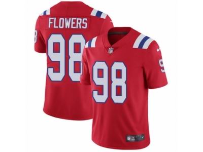 Youth Nike New England Patriots #98 Trey Flowers Vapor Untouchable Limited Red Jersey