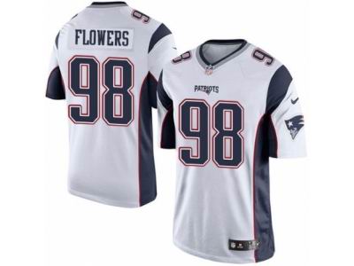 Youth Nike New England Patriots #98 Trey Flowers game White Jersey