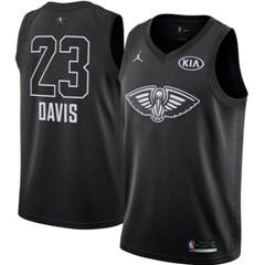 Youth Nike New Orleans Pelicans #23 Anthony Davis Black NBA Jordan Swingman 2018 All-Star Game Jersey
