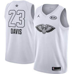 Youth Nike New Orleans Pelicans #23 Anthony Davis White NBA Jordan Swingman 2018 All-Star Game Jersey