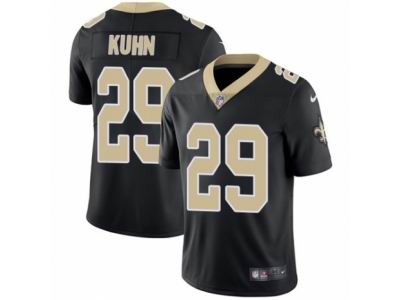 Youth Nike New Orleans Saints #29 John Kuhn Vapor Untouchable Limited Black Jersey