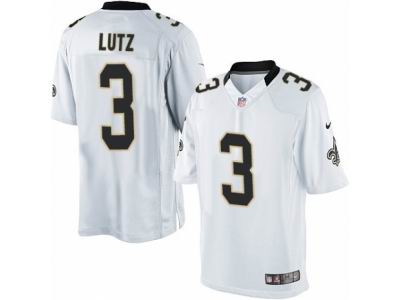 Youth Nike New Orleans Saints #3 Will Lutz Limited White NFL Jersey