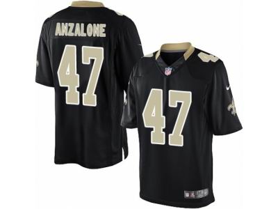 Youth Nike New Orleans Saints #47 Alex Anzalone Limited Black Jersey