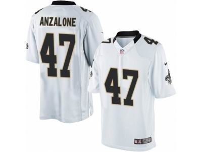 Youth Nike New Orleans Saints #47 Alex Anzalone game White Jersey