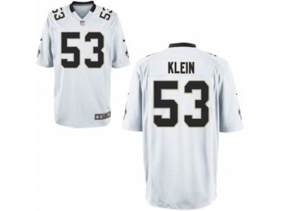 Youth Nike New Orleans Saints #53 A.J. Klein Game White NFL Jersey