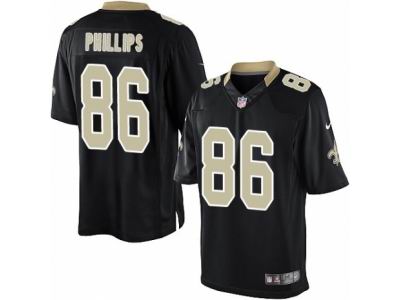 Youth Nike New Orleans Saints #86 John Phillips game black Jersey
