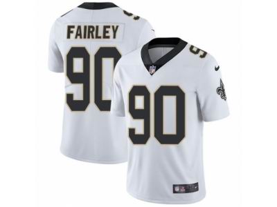 Youth Nike New Orleans Saints #90 Nick Fairley Vapor Untouchable Limited White NFL Jersey