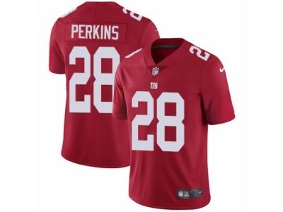 Youth Nike New York Giants #28 Paul Perkins Vapor Untouchable Limited Red Jerseyy